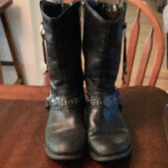 Harley-Davidson Women’s Boots, zip-up, size 10, Black. - Picture 6 of 7